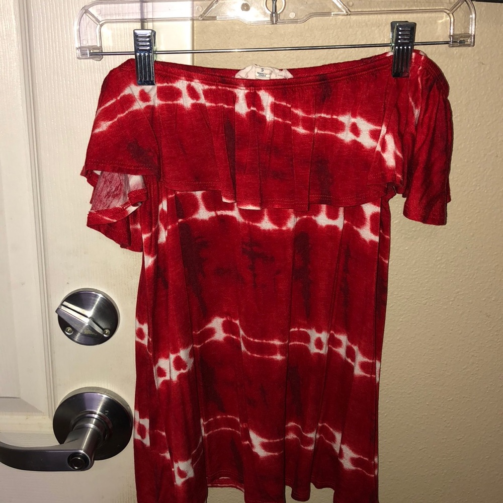 Off the shoulder shirt